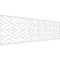 Ekena Millwork Set of Four Panels for 94 1/2"W x 28 1/4"H Killeen Fretwork Wainscot Wall Paneling WPKP14X01X47KLN - alternate 1